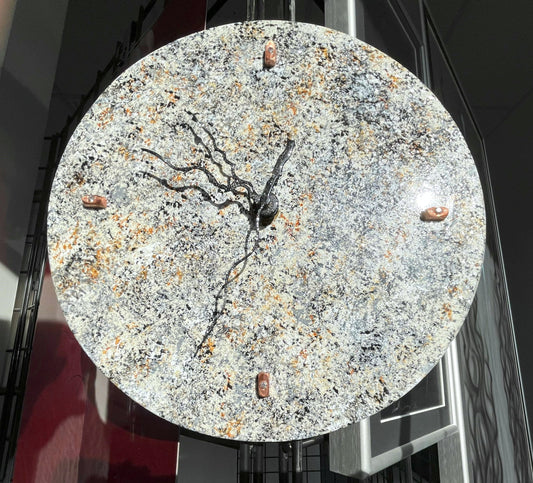 Granite & Diamonds clock