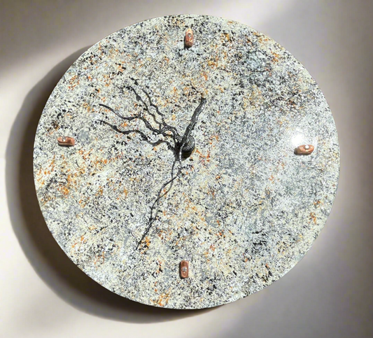 Granite & Diamonds clock